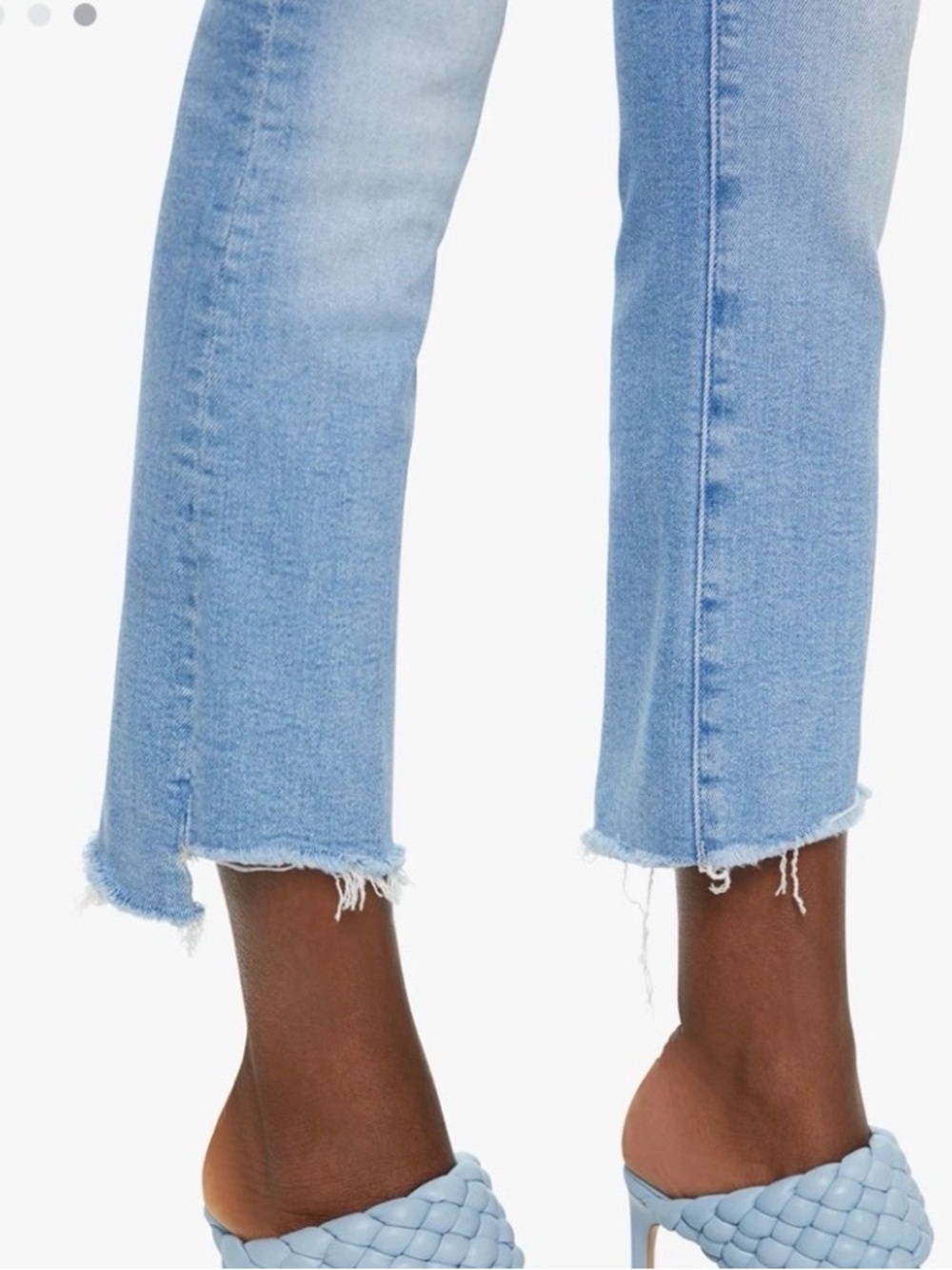 MOTHER "The Insider Crop Step Fray" limited edition jeans size 33 - Picture 2 of 7